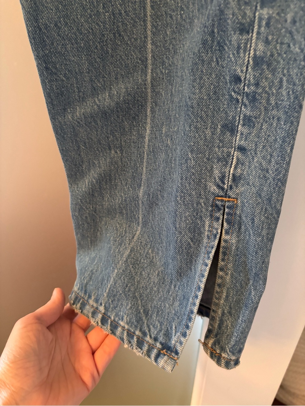 Anine Bing Roy Jeans in Blue Denim - Picture 8 of 14